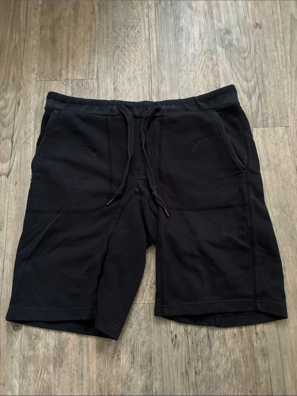 Men's Black Calvin Klein Drawstring Knit Shorts